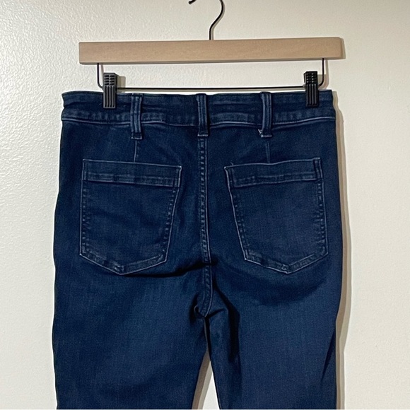 GAP High Rise Universal Legging Jeans With Button Pockets, Dark Blue, Size 10/30 - Picture 14 of 16